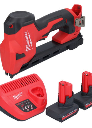 Milwaukee M12 BCST-502 wkrętarka akumulatorowa 12 V 19 x 25,4 mm + 2x akumulator 5,0 Ah + ładowarka