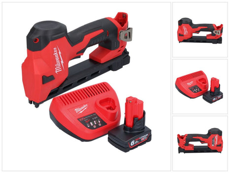 Milwaukee M12 BCST-601 wkrętarka akumulatorowa 12 V 19 x 25,4 mm + 1x akumulator 6,0 Ah + ładowarka