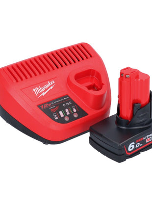 Milwaukee M12 BCST-601 wkrętarka akumulatorowa 12 V 19 x 25,4 mm + 1x akumulator 6,0 Ah + ładowarka