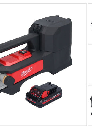 Milwaukee M18 BTP-301 Akku Transferpumpe 18 V 1817 l/h + 1x Akku 3,0 Ah - ohne Ladegerät