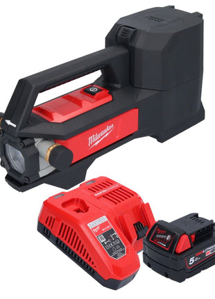 Milwaukee M18 BTP-501 Akku Transferpumpe 18 V 1817 l/h + 1x Akku 5,0 Ah + Ladegerät