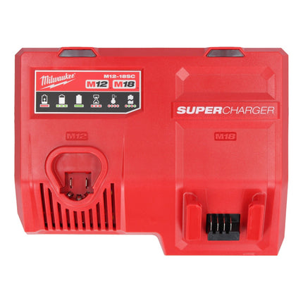 Caricabatterie rapido Milwaukee M12-18SC 12 V / 18 V 13,5 Ampere ( 4932471735 ) per batterie Li-Ion