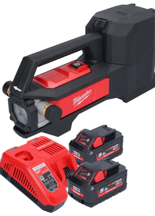 Pompe de transfert de batterie Milwaukee M18 BTP-552 18 V 1817 l/h + 2x batteries 5,5 Ah + chargeur