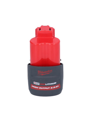 Limpiador de tuberías a batería Milwaukee M12 BDC8-251C 12 V + 1x batería 2,5 Ah + espiral + cubo - sin cargador