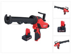 Pistola de cartuchos a batería Milwaukee M12 PCG/310-401 12 V 310 ml + 1x batería 4,0 Ah - sin cargador