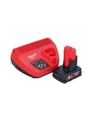 Pistola de cartuchos a batería Milwaukee M12 PCG/310-401 12 V 310 ml + 1x batería 4,0 Ah + cargador