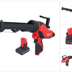 Milwaukee M12 PCG/310-501 Pistola per cartucce a batteria 12 V 310 ml + 1x batteria 5,0 Ah - senza caricabatteria