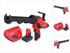 Pistola de cartuchos a batería Milwaukee M12 PCG/310-501 12 V 310 ml + 1x batería 5,0 Ah + cargador