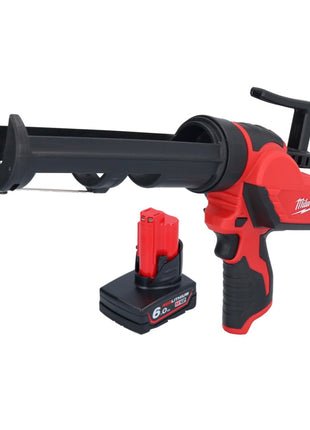 Pistola de cartuchos a batería Milwaukee M12 PCG/310-601 12 V 310 ml + 1x batería 6,0 Ah - sin cargador