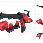 Milwaukee M12 PCG/310-602 Akku Kartuschenpresse 12 V 310 ml + 2x Akku 6,0 Ah + Ladegerät