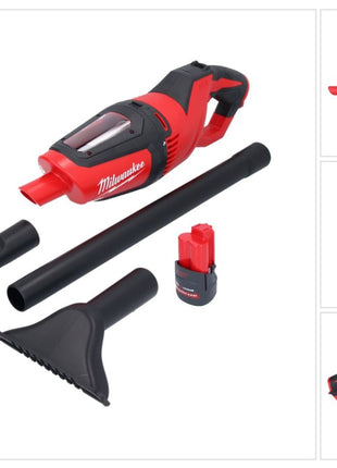 Odkurzacz akumulatorowy Milwaukee M12 HV-251 12 V + 1x akumulator 2,5 Ah - bez ładowarki