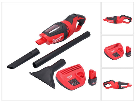 Odkurzacz akumulatorowy Milwaukee M12 HV-251 12 V + 1x akumulator 2,5 Ah + ładowarka