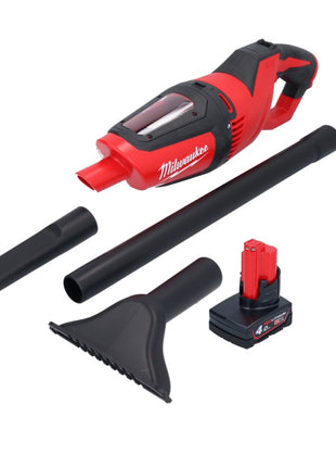 Odkurzacz akumulatorowy Milwaukee M12 HV-401 12 V + 1x akumulator 4,0 Ah - bez ładowarki