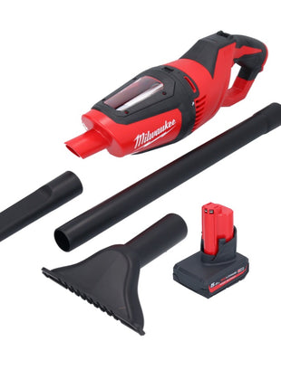 Odkurzacz akumulatorowy Milwaukee M12 HV-501 12 V + 1x akumulator 5,0 Ah - bez ładowarki