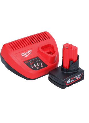 Milwaukee M12 BIW38-601 Clé à choc sans fil 12 V 135 Nm 3/8 + 1x batterie 6,0 Ah + chargeur