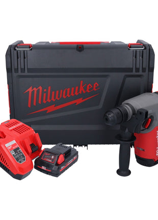 Milwaukee M18 ONEFHX-301X Akku Kombihammer 18 V 2,5 J SDS-Plus Brushless + 1x Akku 3,0 Ah + Ladegerät + HD-Box