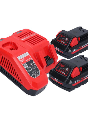 Milwaukee M18 ONEFHX-302X Akku Kombihammer 18 V 2,5 J SDS-Plus Brushless + 2x Akku 3,0 Ah + Ladegerät + HD-Box