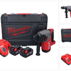 Milwaukee M18 ONEFHX-502X Martello combinato a batteria 18 V 2,5 J SDS-Plus Brushless + 2x batteria ricaricabile 5,0 Ah + caricatore + scatola HD
