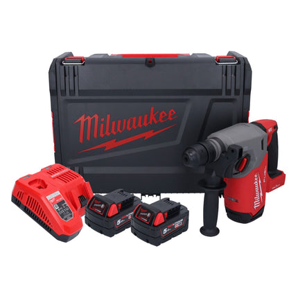 Milwaukee M18 ONEFHX-502X Martello combinato a batteria 18 V 2,5 J SDS-Plus Brushless + 2x batteria ricaricabile 5,0 Ah + caricatore + scatola HD