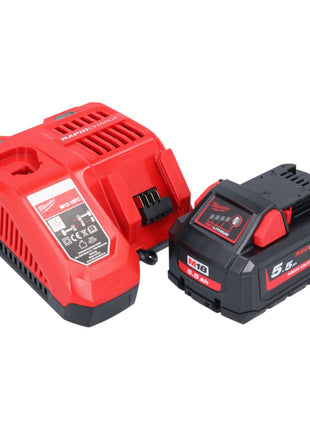 Milwaukee M18 ONEFHX-551X Martello combinato a batteria 18 V 2,5 J SDS-Plus Brushless + 1x batteria ricaricabile 5,5 Ah + caricatore + scatola HD