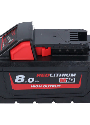 Milwaukee M18 ONEFHX-801X Akumulatorowy młot udarowo-obrotowy 18 V 2,5 J SDS-Plus Brushless + 1x akumulator 8,0 Ah + skrzynka HD - bez ładowarki