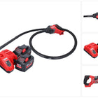 Milwaukee M18 FCVN24-122 Akku Betonrüttler 18 V 2,4 m Brushless + 2x Akku 12,0 Ah + Ladegerät