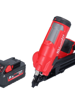 Milwaukee M18 FFN-551 Gwoździarka akumulatorowa 18 V 50 - 90 mm bezszczotkowa + 1x akumulator 5,5 Ah - bez ładowarki