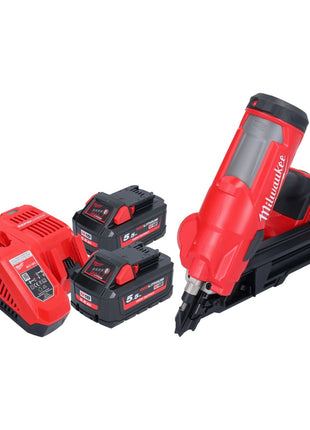 Milwaukee M18 FFN-552 gwoździarka akumulatorowa 18 V 50 - 90 mm bezszczotkowa + 2x akumulator 5,5 Ah + ładowarka