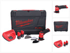 Milwaukee M12 FDSS-252X Akku Punktschleifer 12 V 88,8 x 63,5 mm Brushless + 2x Akku 2,5 Ah + Ladegerät + HD-Box