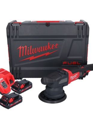 Milwaukee M18 FROP21-302X Akku Exzenter Polierer 18 V 150 mm Brushless + 2x Akku 3,0 Ah + Ladegerät + HD-Box