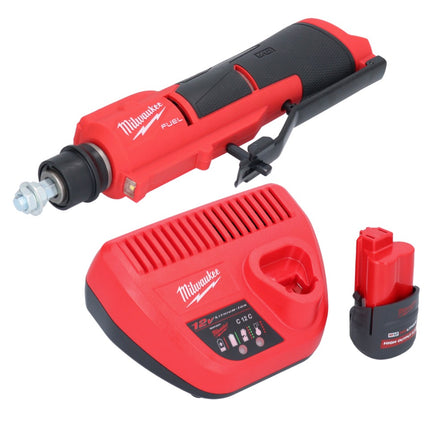 Milwaukee M12 FTB-251 Raschiagomme a batteria 12 V 7/16" Hex Brushless + 1x batteria ricaricabile 2,5 Ah + caricabatterie