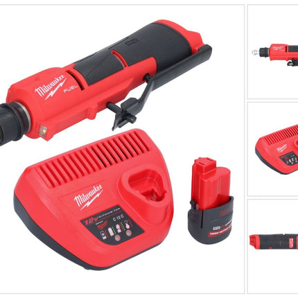 Milwaukee M12 FTB-251 Raschiagomme a batteria 12 V 7/16" Hex Brushless + 1x batteria ricaricabile 2,5 Ah + caricabatterie