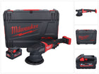 Pulidora excéntrica a batería Milwaukee M18 FROP21-801X 18 V 150 mm sin escobillas + 1x batería 8,0 Ah + caja HD - sin cargador