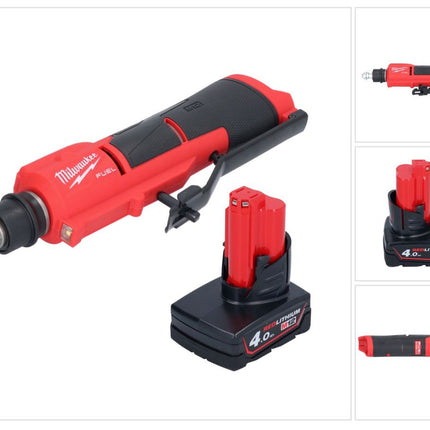 Milwaukee M12 FTB-401 Raschiagomme a batteria 12 V 7/16" Hex Brushless +1x batteria 4,0 Ah - senza caricabatterie