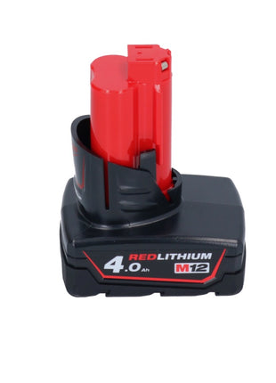 Milwaukee M12 FTB-401 Akumulatorowy skrobak do opon 12 V 7/16" Hex Bezszczotkowy +1x akumulator 4,0 Ah - bez ładowarki