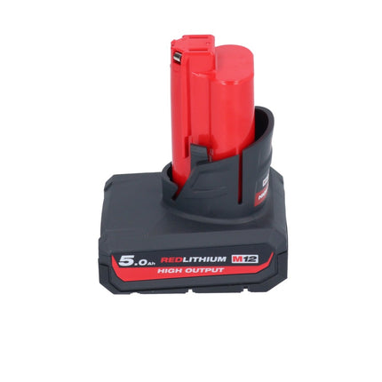 Milwaukee M12 FTB-501 Smerigliatrice a batteria 12 V 7/16" Hex Brushless + 1x batteria 5.0 Ah - senza caricabatterie