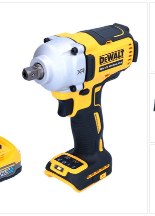 DeWalt DCF 892 N Clé à choc sans fil 18 V 812 Nm 1/2'' Brushless + 1x batterie Powerstack 1,7 Ah - sans chargeur