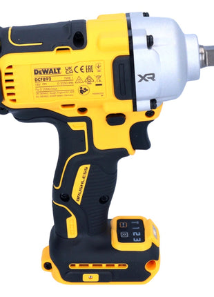 DeWalt DCF 892 N akumulatorowy klucz udarowy 18 V 812 Nm 1/2" bezszczotkowy + 1x akumulator 2,0 Ah - bez ładowarki