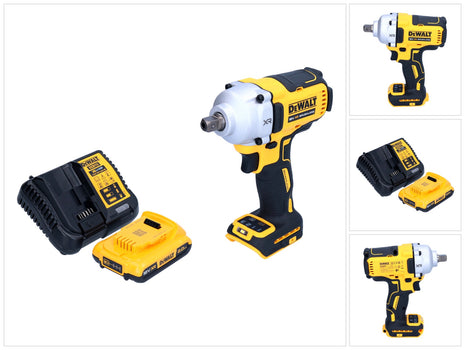 DeWalt DCF 892 D1 Clé à choc sans fil 18 V 812 Nm 1/2" Brushless + 1x batterie 2,0 Ah + chargeur