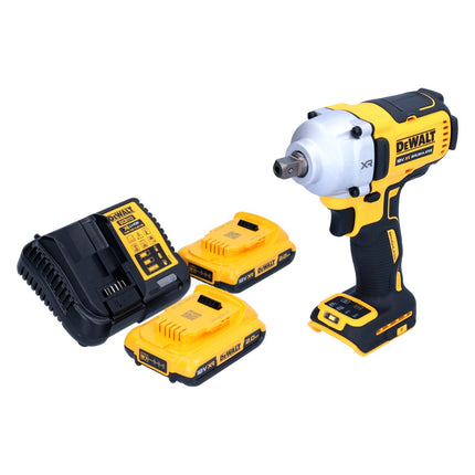 Avvitatore a impulsi a batteria DeWalt DCF 892 D2 18 V 812 Nm 1/2" brushless + 2x batteria ricaricabile 2,0 Ah + caricatore