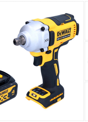 DeWalt DCF 892 N akumulatorowy klucz udarowy 18 V 812 Nm 1/2" bezszczotkowy + 1x akumulator 4,0 Ah - bez ładowarki