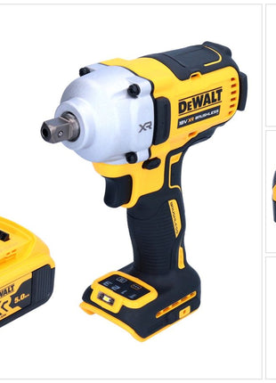 DeWalt DCF 892 N Clé à choc sans fil 18 V 812 Nm 1/2'' Brushless + 1x batterie 5,0 Ah - sans chargeur