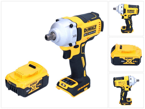 DeWalt DCF 892 N akumulatorowy klucz udarowy 18 V 812 Nm 1/2" bezszczotkowy + 1x akumulator 5,0 Ah - bez ładowarki