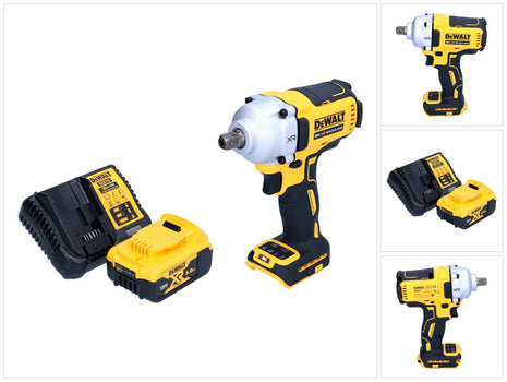 Akumulatorowy klucz udarowy DeWalt DCF 892 P1 18 V 812 Nm 1/2" bezszczotkowy + 1x akumulator 5,0 Ah + ładowarka