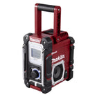 Makita DMR 108 AR radio de obra con batería 7,2 - 18 V AM FM AUX Bluetooth rojo Solo - sin batería, sin cargador