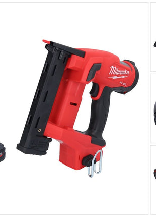 Grapadora a batería Milwaukee M18 FNCS18GS-301X 18 V 9,5 - 38 mm sin escobillas + 1x batería 3,0 Ah + caja HD - sin cargador