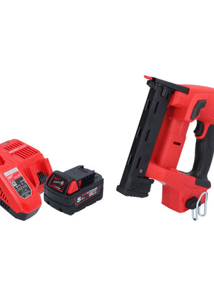 Milwaukee M18 FNCS18GS-501X agrafeuse sans fil 18 V 9,5 - 38 mm sans balai + 1x batterie 5,0 Ah + chargeur + boîte HD