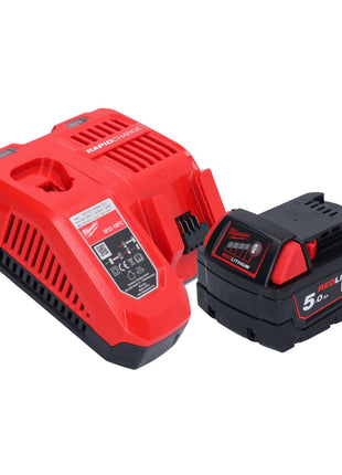 Milwaukee M18 FNCS18GS-501X wkrętarka akumulatorowa 18 V 9,5 - 38 mm bezszczotkowa + 1x akumulator 5,0 Ah + ładowarka + pudełko HD