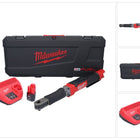 Milwaukee M12 ONEFTR38-201C Digitaler Akku Drehmomentschlüssel 12 V 135,6 Nm 3/8″ ( 4933464967 ) Brushless + 1x Akku 2,0 Ah + Ladegerät + Koffer