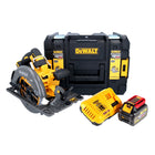 DeWalt DCS 579 T1T Akku Handkreissäge 54 V FlexVolt 190 mm Brushless + 1x Akku 6,0 Ah + Ladegerät + TSTAK